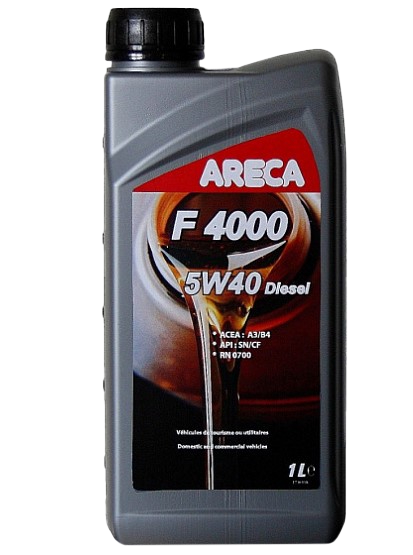 Моторное масло ARECA F4000 Diesel 5W-40, 1л